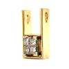 Image 5 : Princess Cut Diamond Slide Pendant