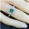 Image 4 : Emerald and Diamond Ring