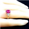 Image 3 : Ruby and Marquise Cut Diamond Ring