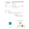 Image 6 : GIA Emerald and Diamond Ring