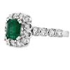 Image 1 : Emerald and Diamond Ring