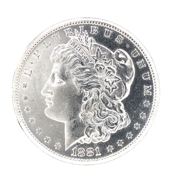 1881 S Morgan Silver Dollar UNC