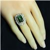 Image 4 : Green Tourmaline & Diamond Ring