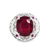 Image 2 : White Gold Ruby & Diamond Ring