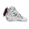 Image 4 : White Gold Ruby & Diamond Ring