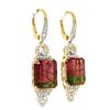 Image 3 : Watermelon Tourmaline Earrings