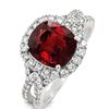 Image 1 : Spinel and Diamond Ring