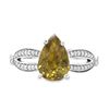 Image 1 : Sphene and Diamond Ring