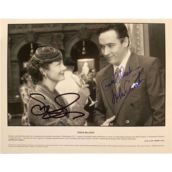 Cradle Will Rock John Cusack and Susan Sarandon signed movie photo