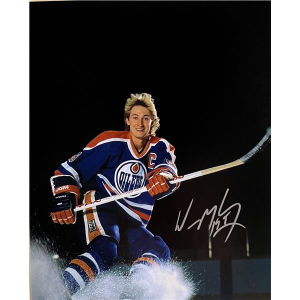 NHL Houston Oilers Wayne Gretzky signed photo