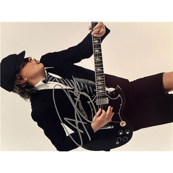 AC/DC Angus Young signed photo