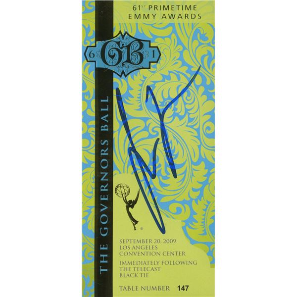 John Travolta signed Governor's Ball ticket