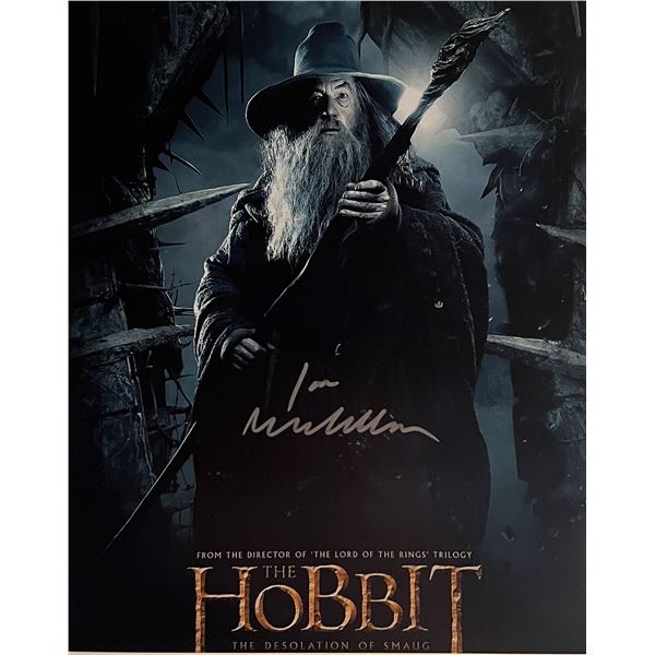 The Hobbit Ian McKellen signed photo