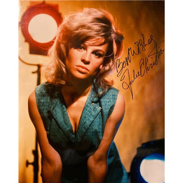 Julie Christie signed photo