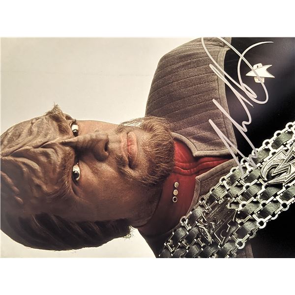 Star Trek Michael Dorn signed photo