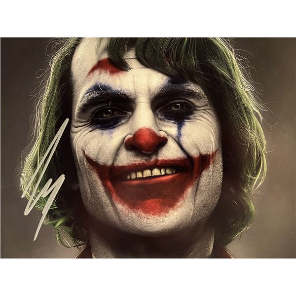 Joker Joaquin Phoenix signed photo