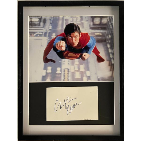 Christopher Reeve original signature collage.