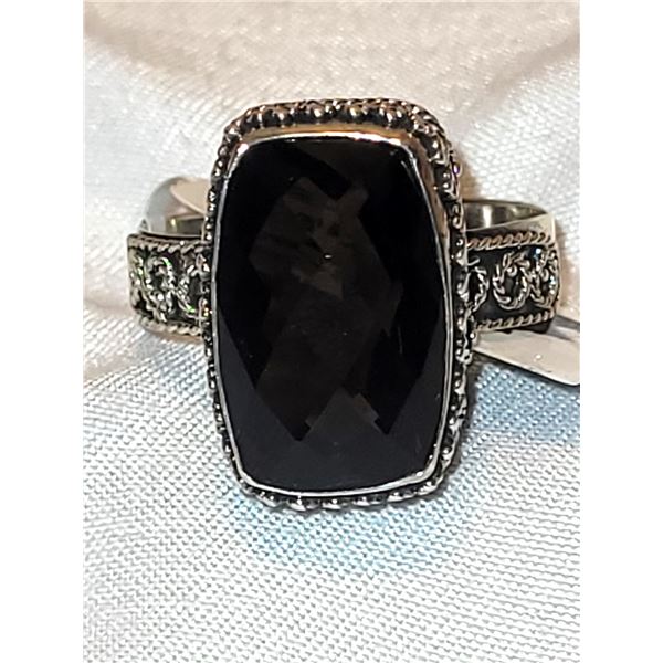 New Sterling Silver Brazilian Quartz Ring A