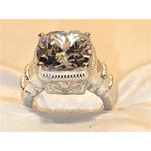 New Sterling S Sim Diamond Ring A