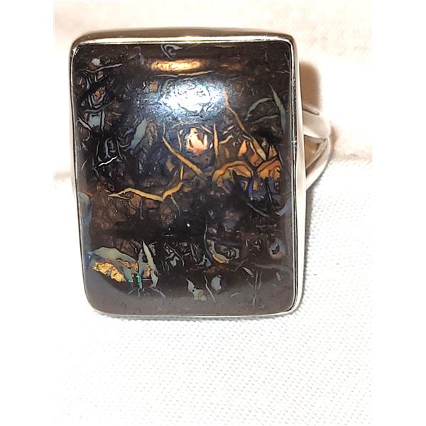 New Sterling Silver Boulder Ring A