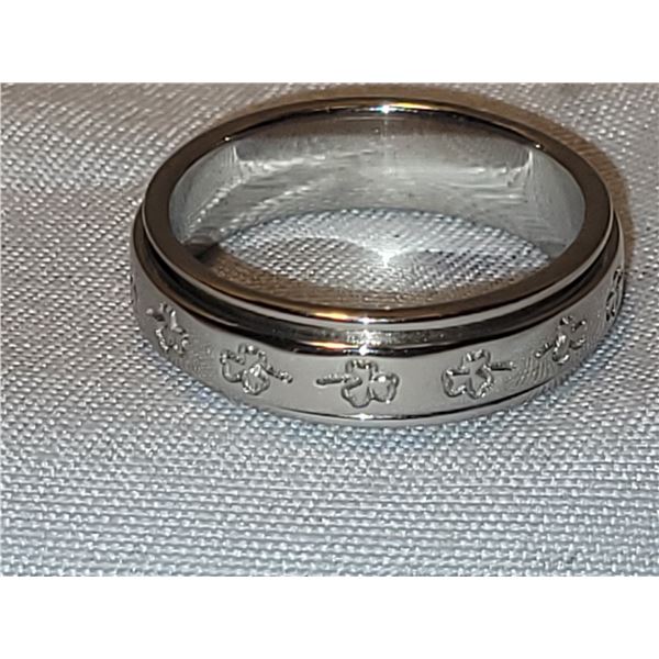 New Sterling Silver Spinner Ring A