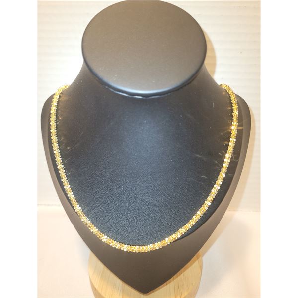 New 14 K Gold over Sterling S 18" Chain A