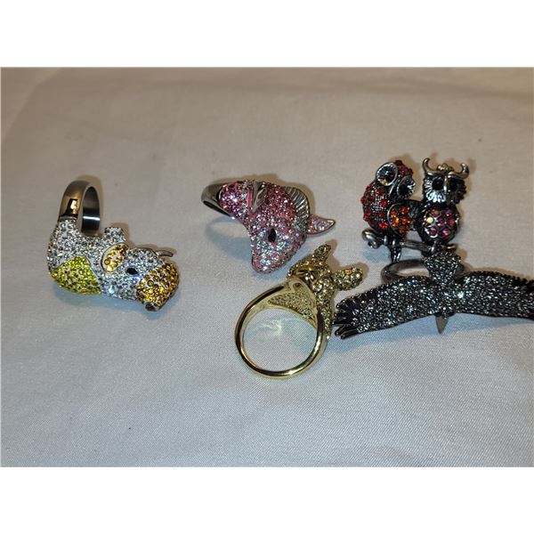 New 5  Designer Rings A