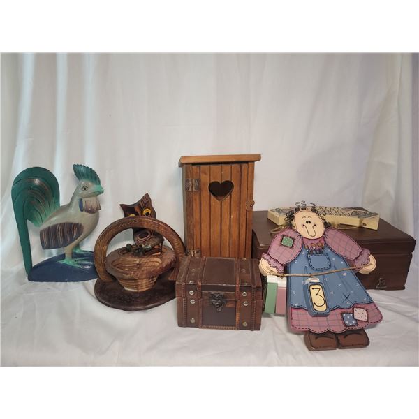 Jewelry Box & Wood Decor A