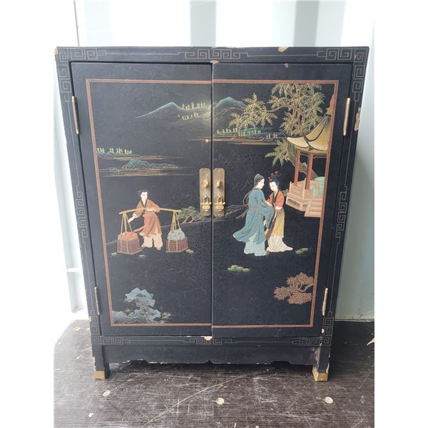 Asian Lacqured  Cabinet C