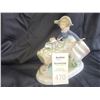Image 2 : Lladro Girl With Dogs In Wheel Barrow A