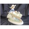 Image 4 : Lladro Girl With Dogs In Wheel Barrow A