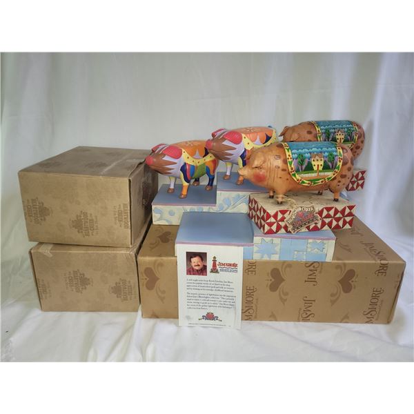 Jim Shore Heartwood Creek Pigs A