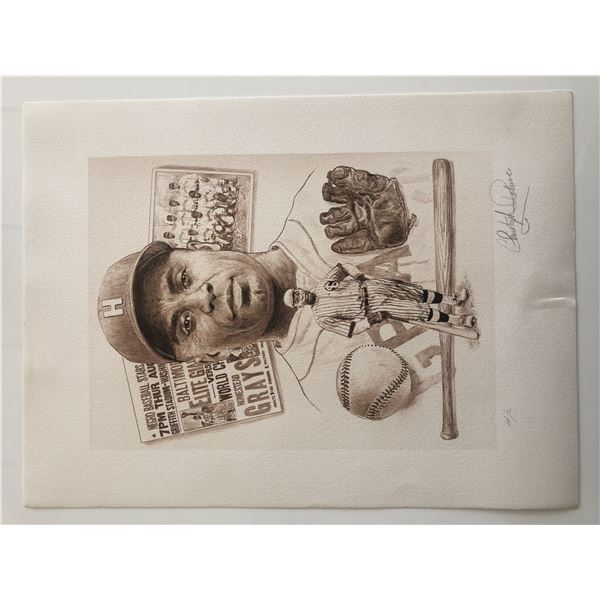 Oscar Charleston Artwork. Artist Signed Hors Commerce Print