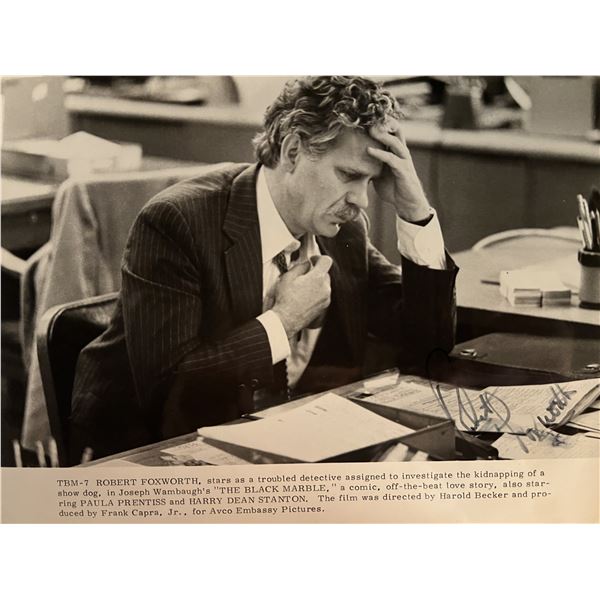 Robert Foxworth signed movie photo