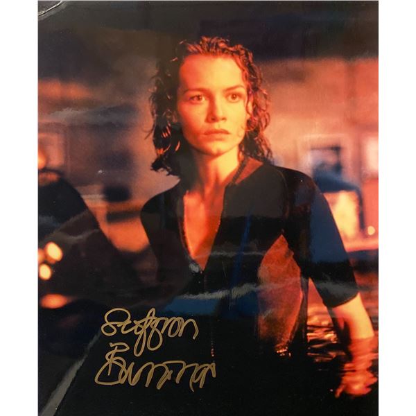 Saffron Burrows signed photo