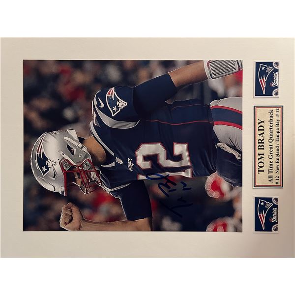 Tom Brady signed photo