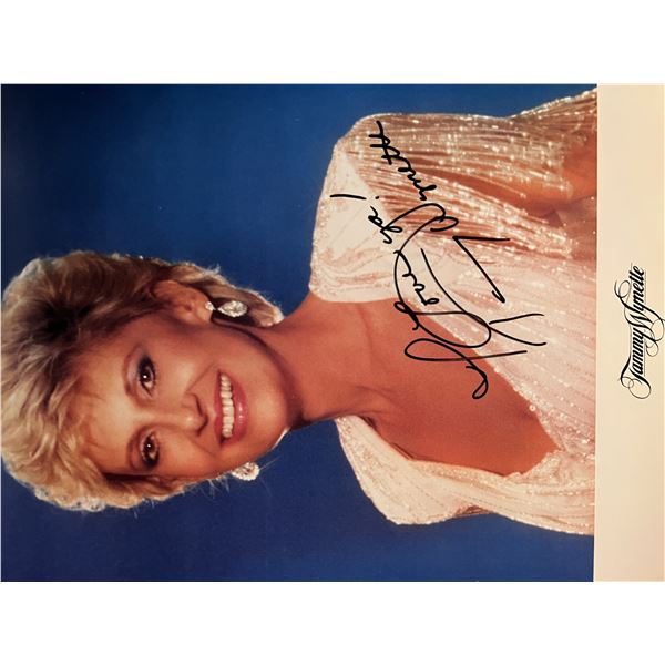 Country Singer Tammy Wynette signed photo