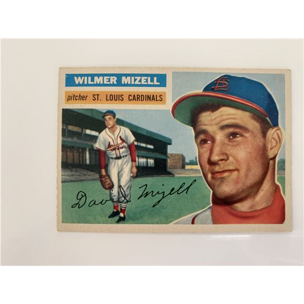 Topps Wilmer Mizell baseball card unsigned