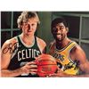 Image 1 : Larry Bird / Magic Johnson signed photo