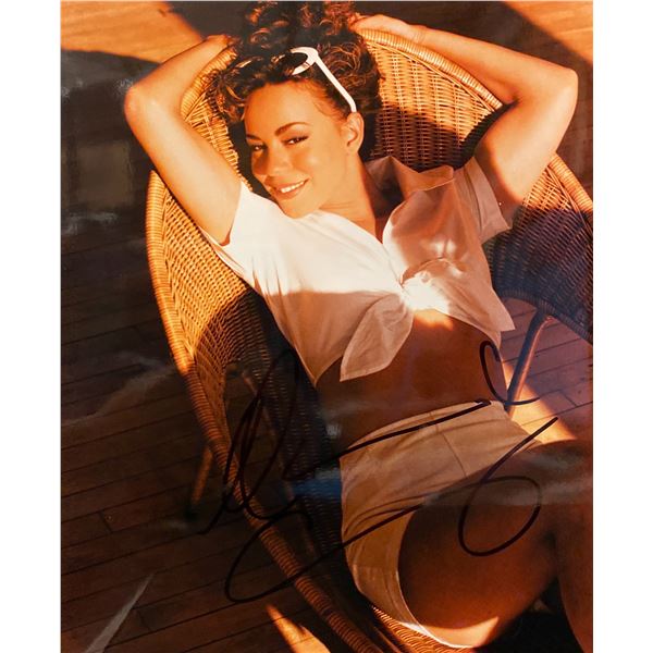 Mariah Carey signed photo
