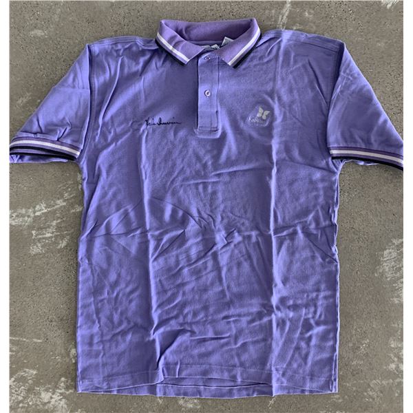 Hale Irwin signed golf shirt