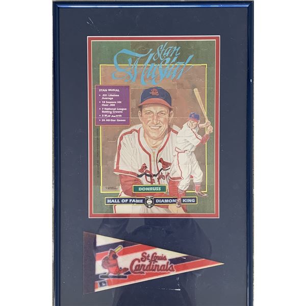 Unsigned Stan Musial collage