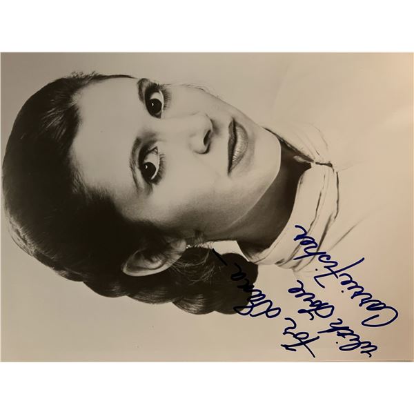Star Wars Carrie Fisher signed photo