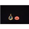 Image 1 : 18K LONDON BLUE TOPAZ & DIAMOND PEDANT (106 GTW)