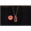 Image 2 : 14K TOPAZ PENDANT ON CHAIN (5 GTW)