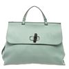 Image 2 : Gucci Green Leather Daily Bamboo 2Way Satchel Bag