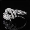 Image 1 : 0.80 ctw CENTER Diamond Platinum Ring (1.50 ctw Diamonds)