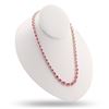 Image 1 : 18.69 ctw Ruby and 5.90 ctw Diamond 14K Yellow Gold Necklace