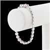 Image 3 : 7.10 ctw Diamond 18K White Gold Tennis Bracelet
