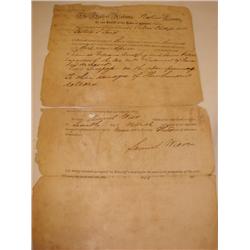 Alabama Perkins County 1839 Note